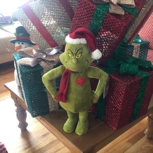 The Grinch , 19 inch with glowing heart ! Celebrated 65 years !! Must have !!